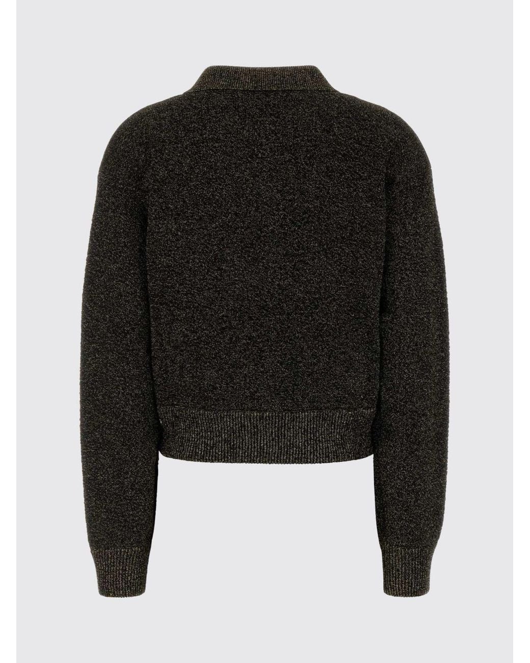 Marni Black Long-Sleeved Wool-Blend Polo-Style Cardigan