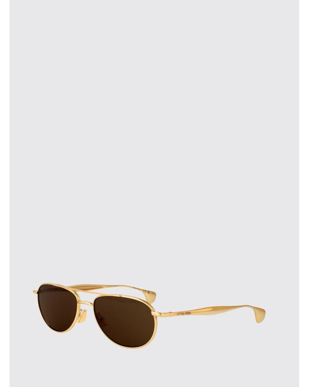 Bottega Veneta Metallic Metal Sunglasses for men