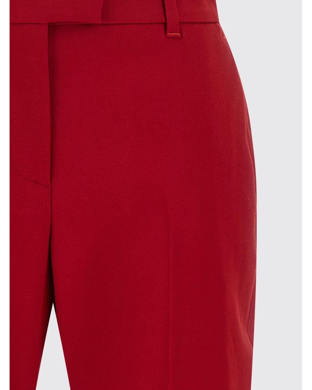 Alexander McQueen Red Pants