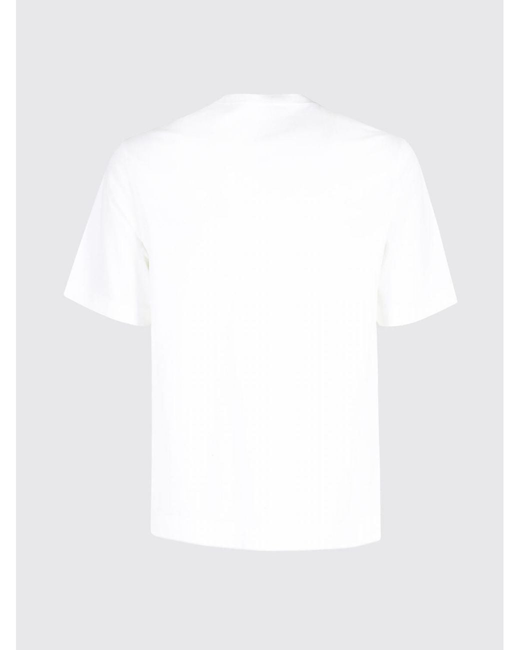 Circolo 1901 White Short-Sleeved Stretch Cotton Jersey Crewneck T-Shirt for men