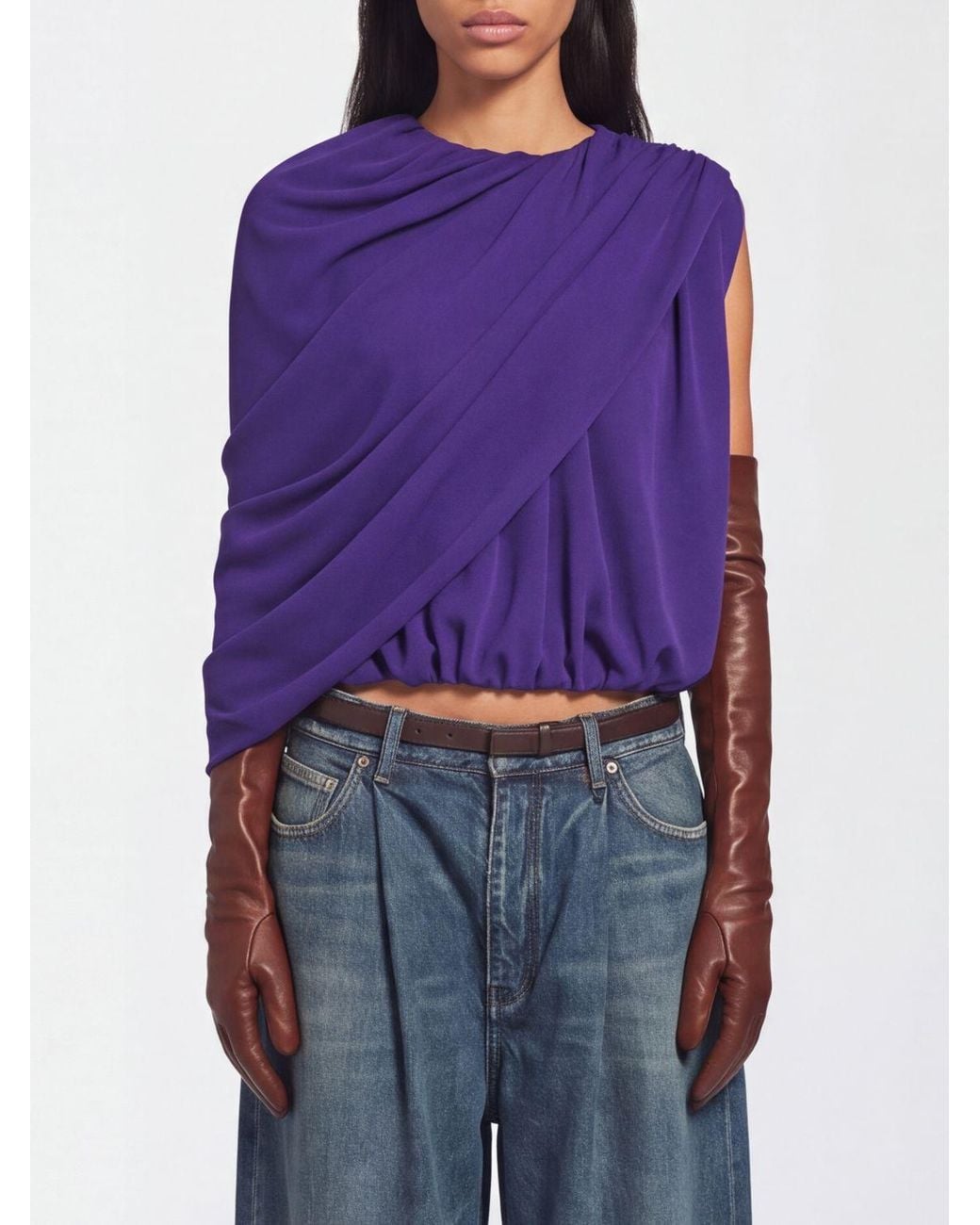 Balenciaga Purple Top