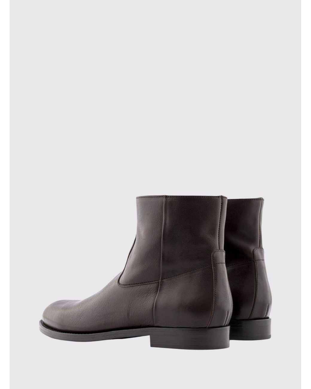 Buttero Brown Flat Ankle Boot