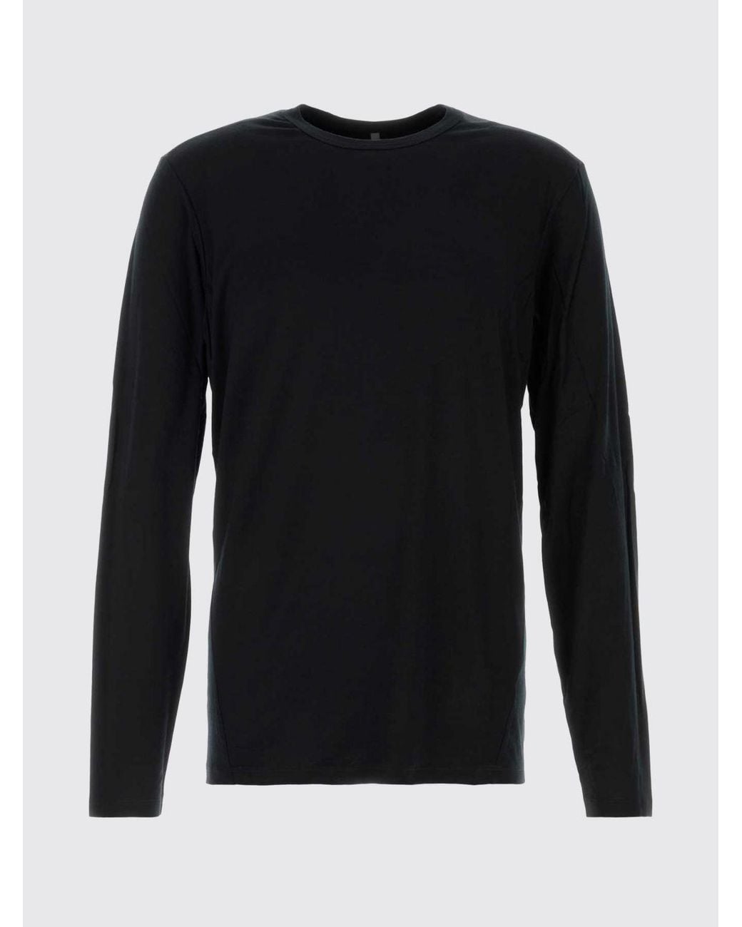 Veilance Blue Long-Sleeved Wool Blend Crewneck T-Shirt for men