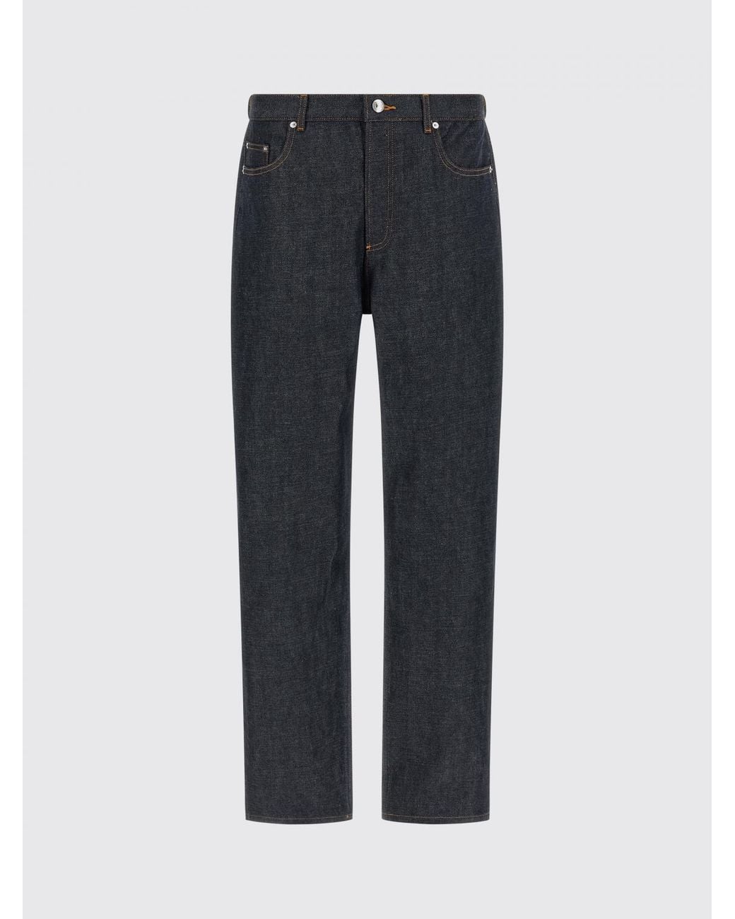 A.P.C. Blue Fairfax Straight Fit Cotton Denim Jeans for men