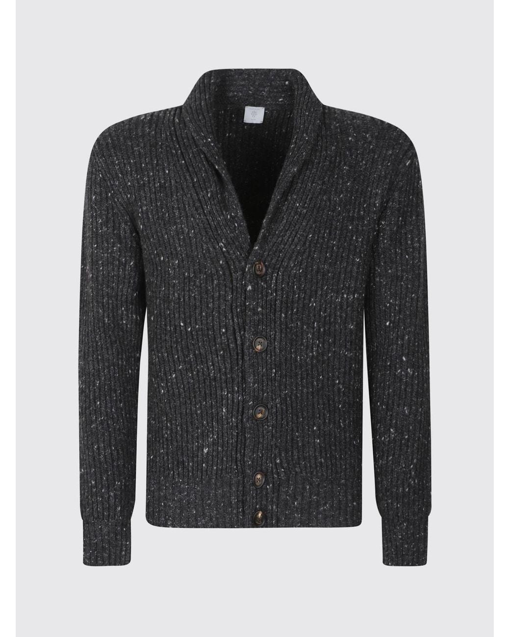 Cárdigan Slim Fit De Lana Y Cachemira Con Estampado Abstracto Y Cuello Chal Eleventy de hombre de color Blue