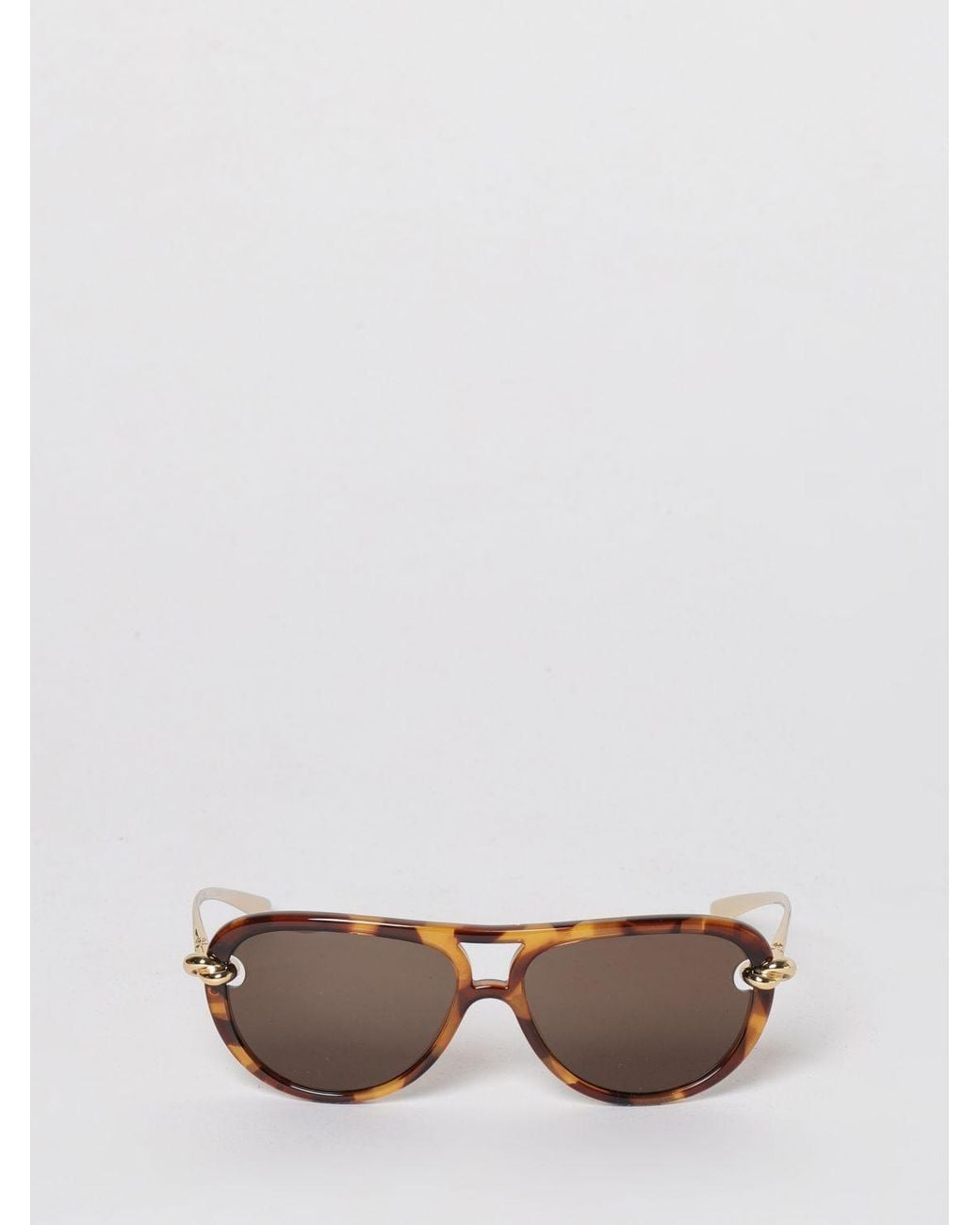 Bottega Veneta Multicolor Knot Aviator Sunglasses