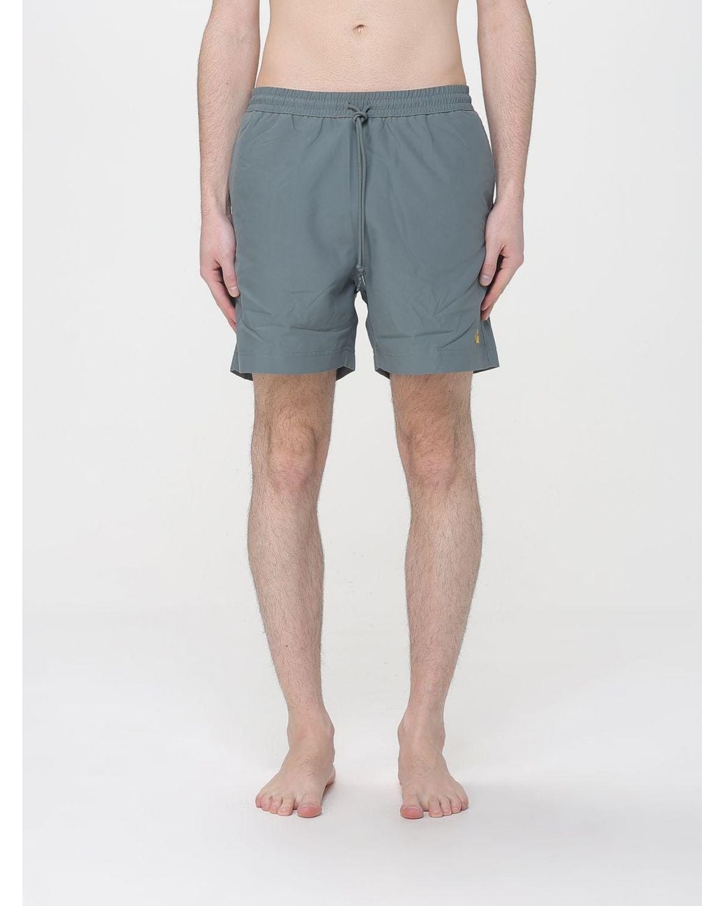 Carhartt Blue Technical Fabric Swimsuit for men