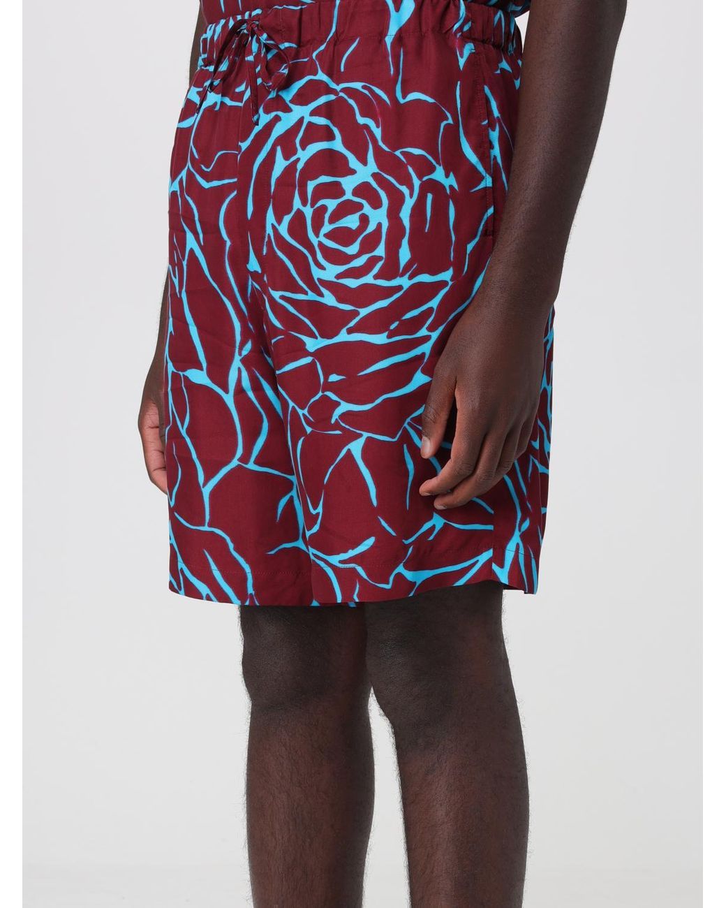 Dries Van Noten Red Shorts for men