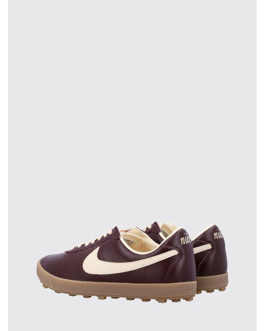 Nike Brown Astrograbber Leather Shoes