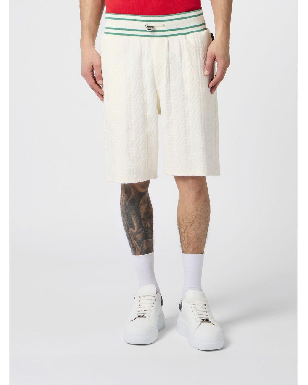 Philipp Plein White Shorts for men