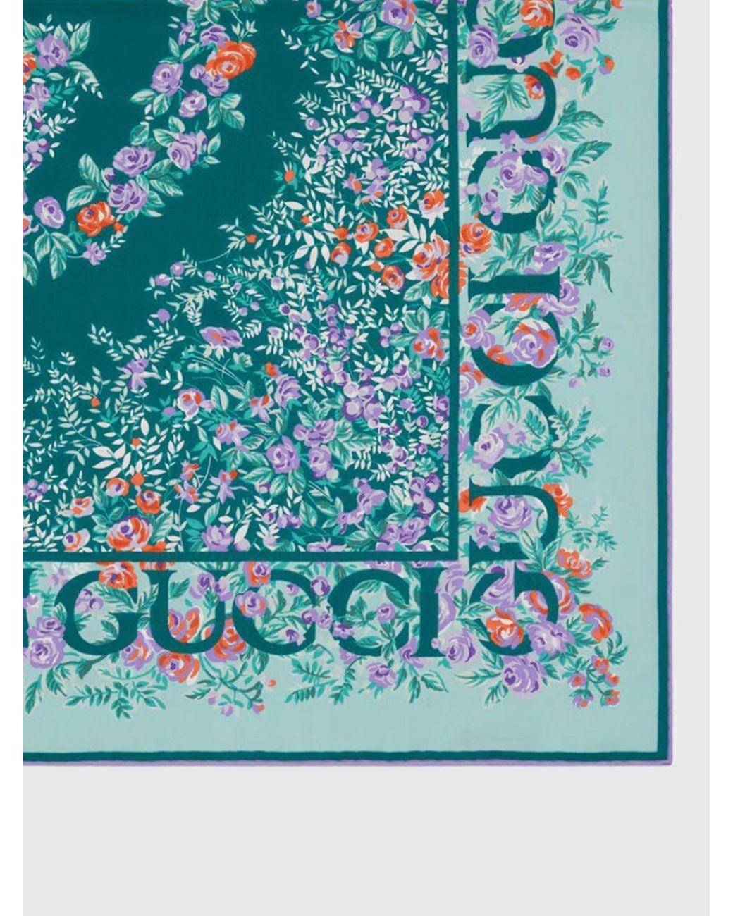 Gucci Blue Scarf