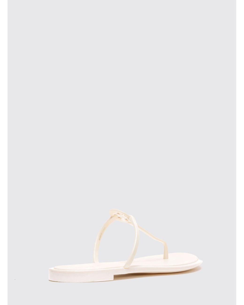 Tory Burch White Miller Jelly Thong Sandals