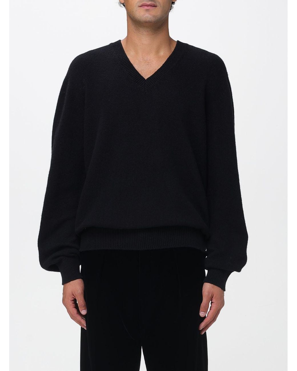 Laneus Black Jumper for men