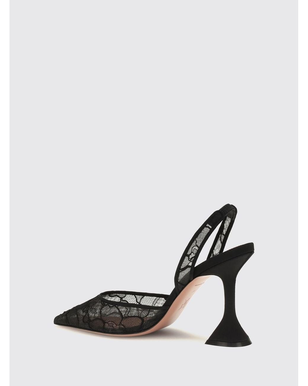 AMINA MUADDI Black Heeled Sandal