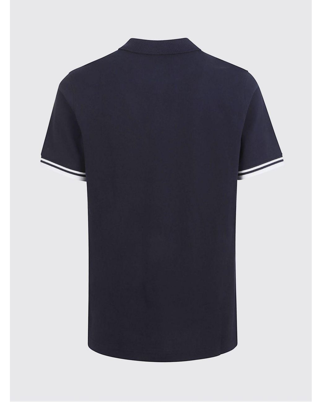 Fay Blue Basic Cotton Polo Shirt for men