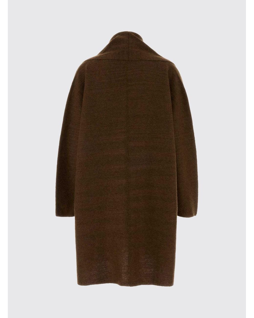 The Row Brown Cashmere And Silk Cardigan