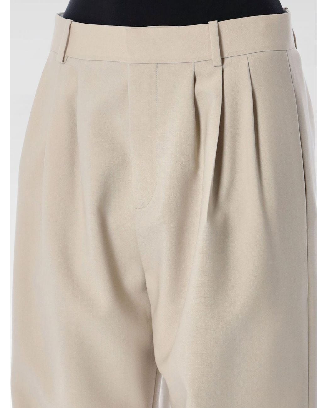 Saint Laurent Natural Trousers for men