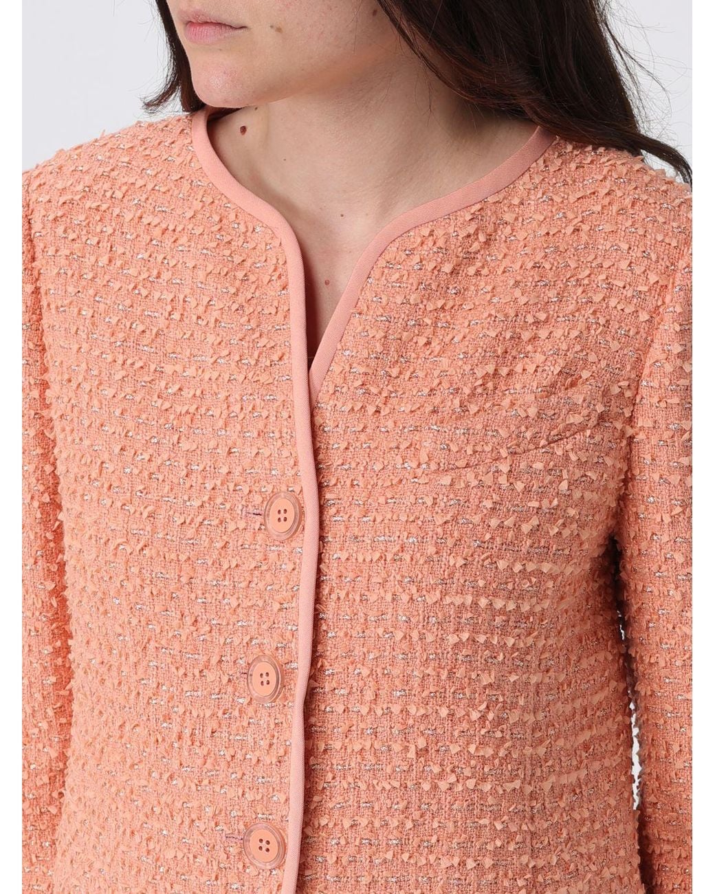 Emporio Armani Pink Wool Blend Jacket