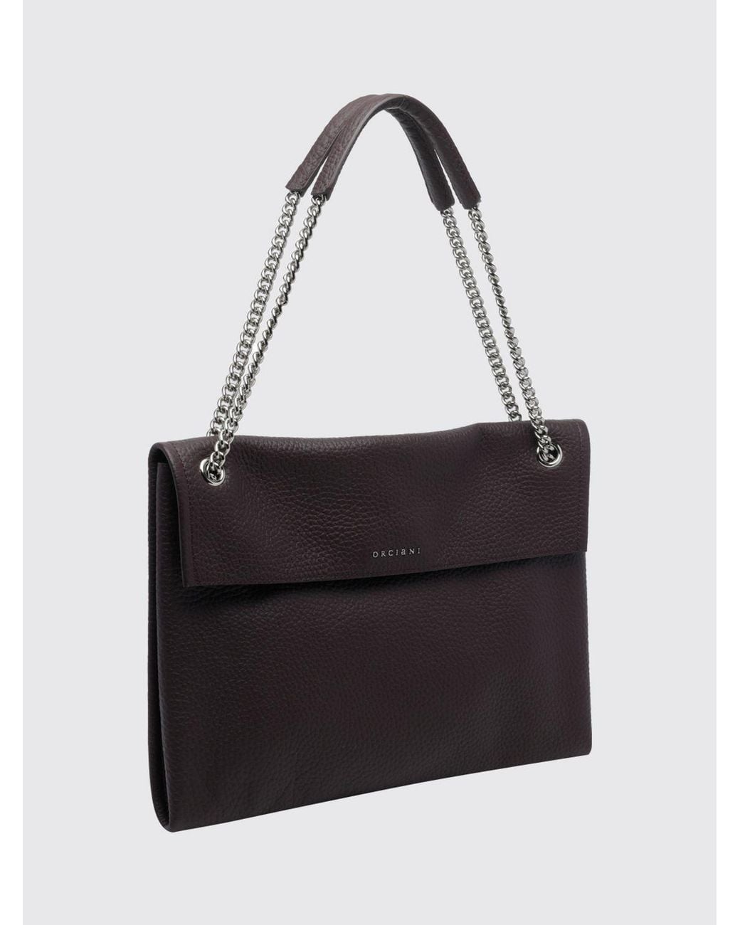 Orciani Black Venus Medium Shoulder Bag