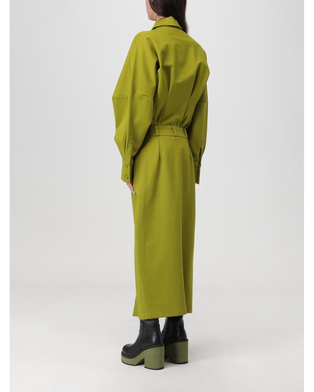 WEILI ZHENG Green Dress