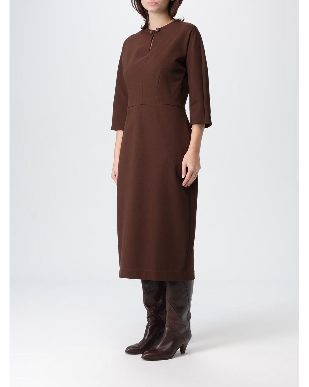 Fabiana Filippi Brown Dress