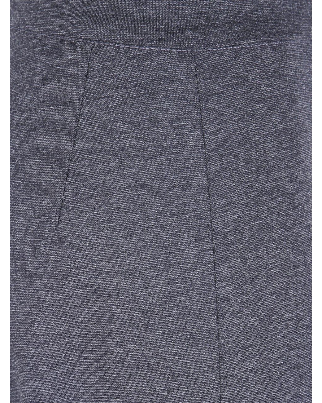 Semicouture Blue High-Waisted Wide-Leg Trousers