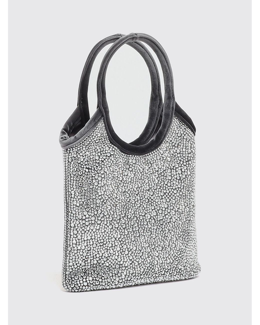 Twentyfourhaitch Gray Shoulder Bag
