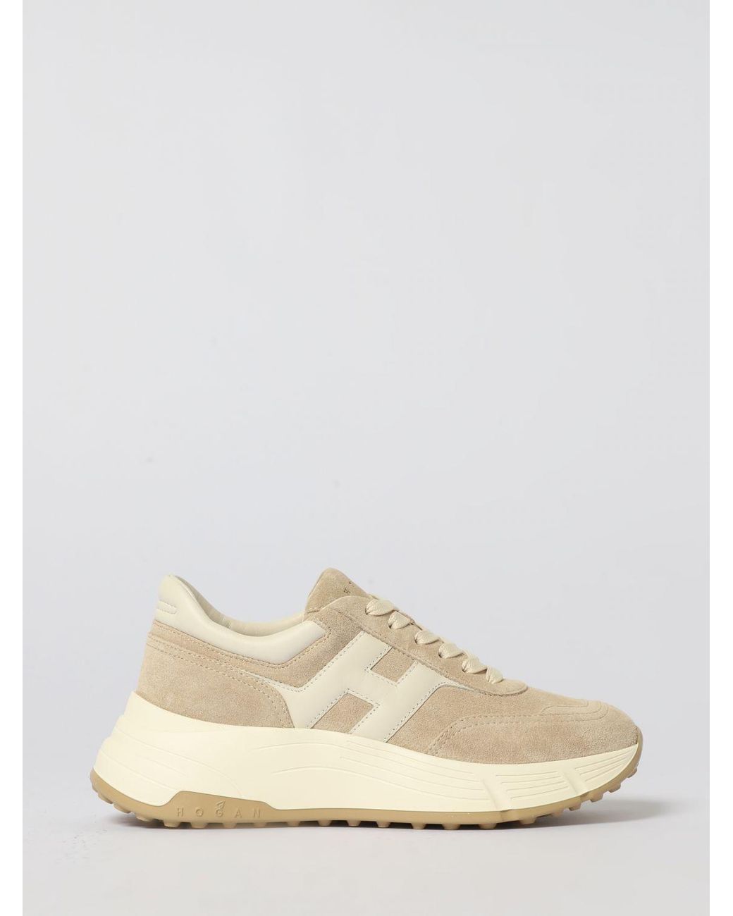 Hogan Natural Hi-Fi H669 Suede Sneakers