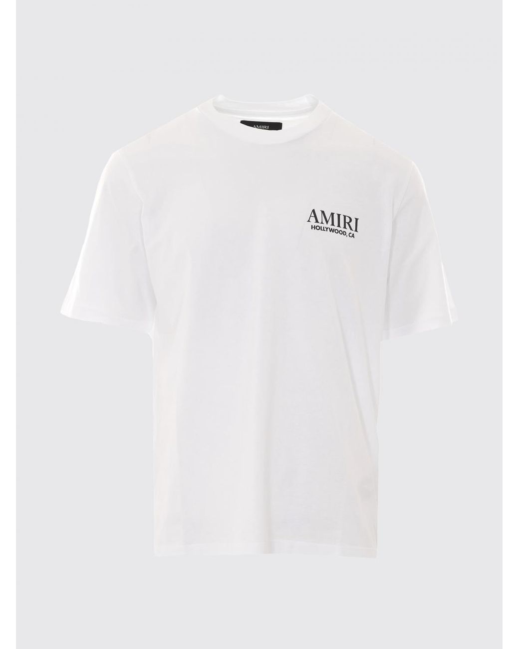 Amiri White Graphic And Logo Print Cotton T-Shirt for men