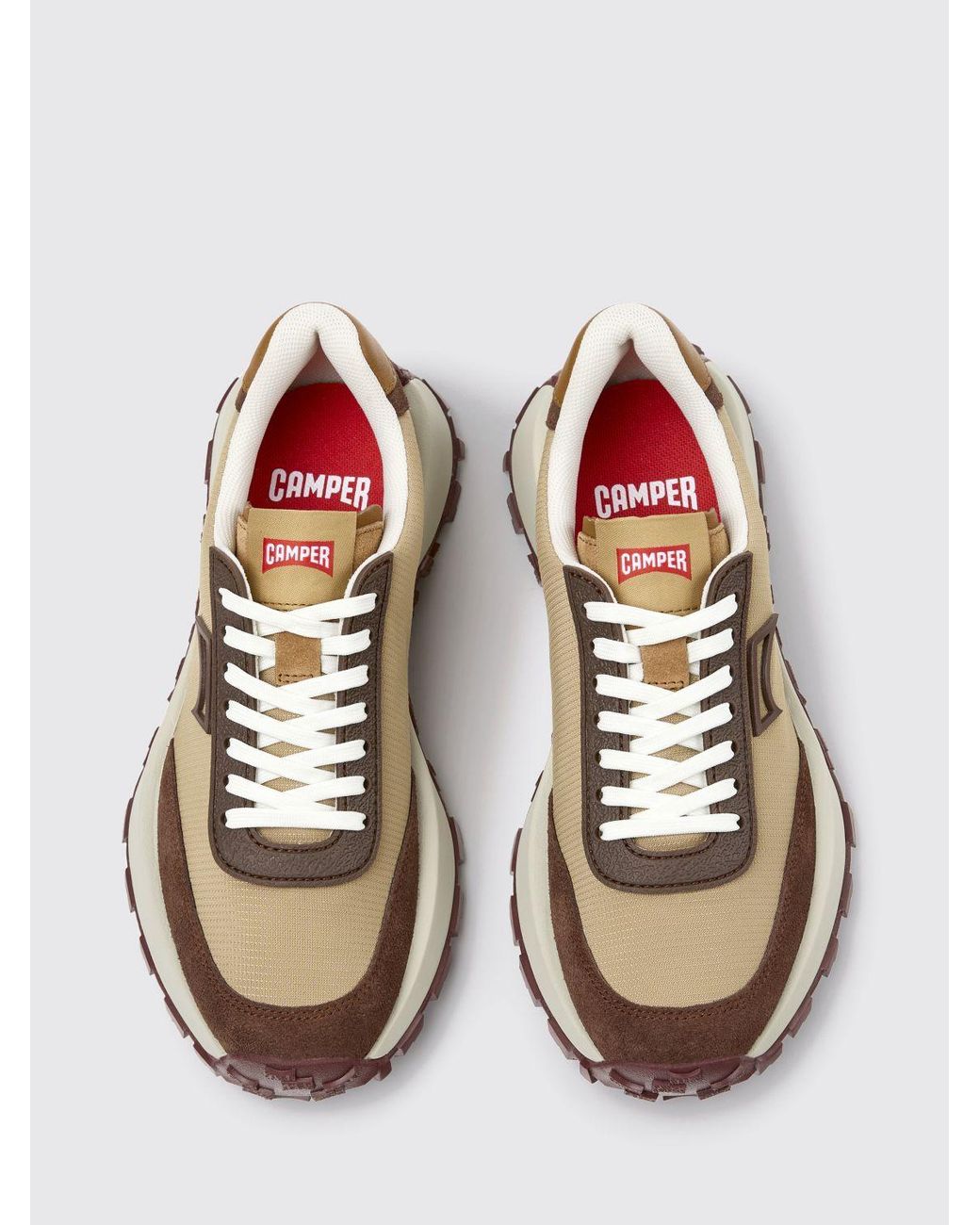 Camper Brown Drift Trail Low-Top Sneakers