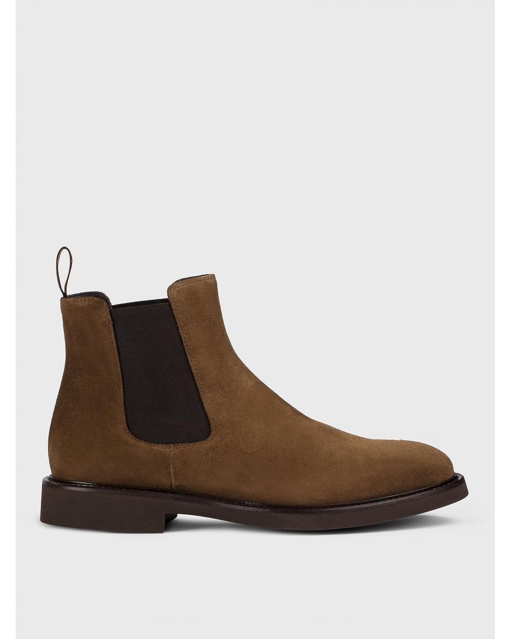 Doucal's Brown Suede Ankle Boots for men