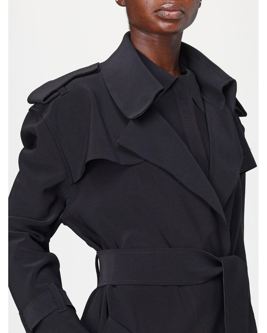 Norma Kamali Blue Coat