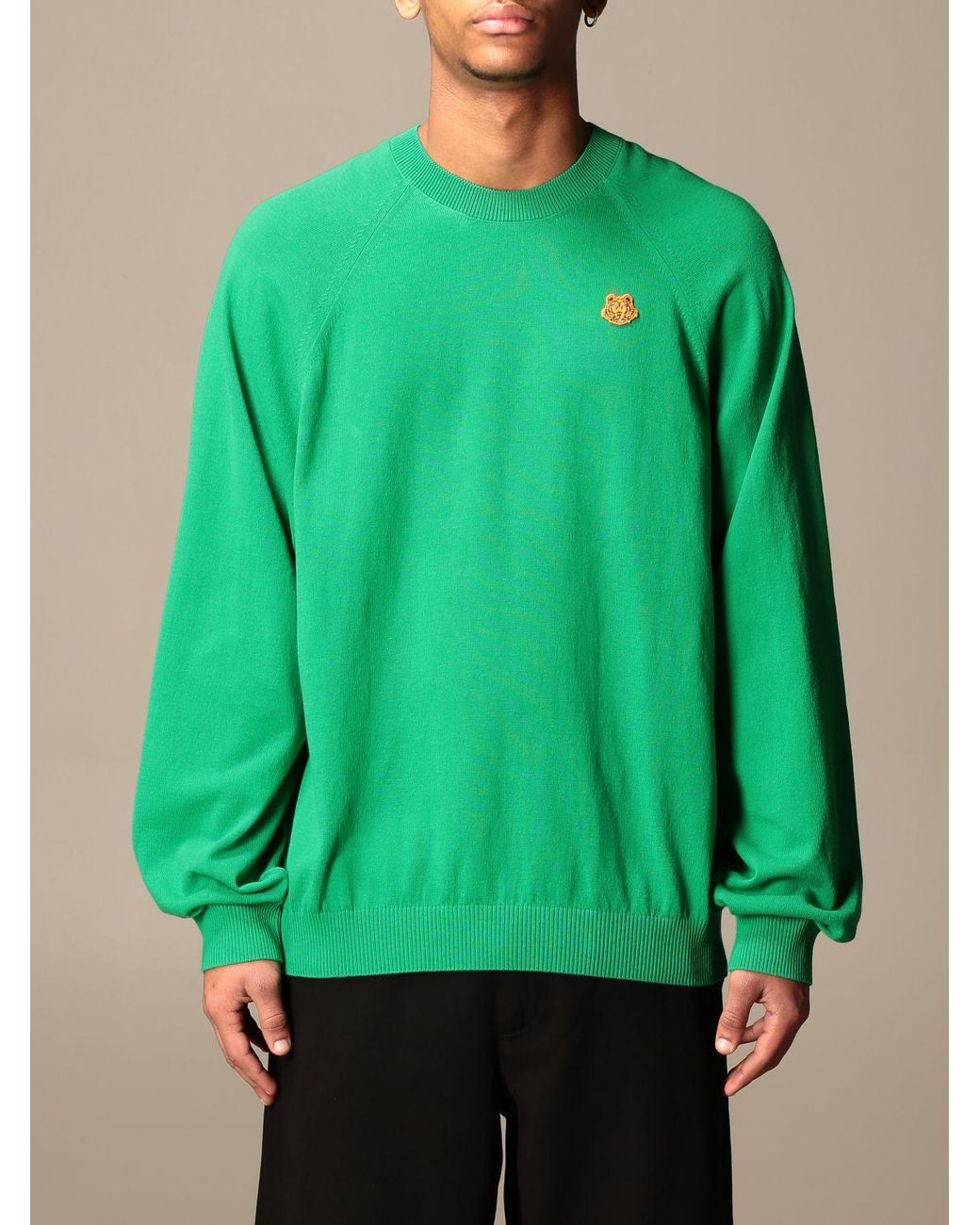 KENZO Sweater in Green for Men - Lyst