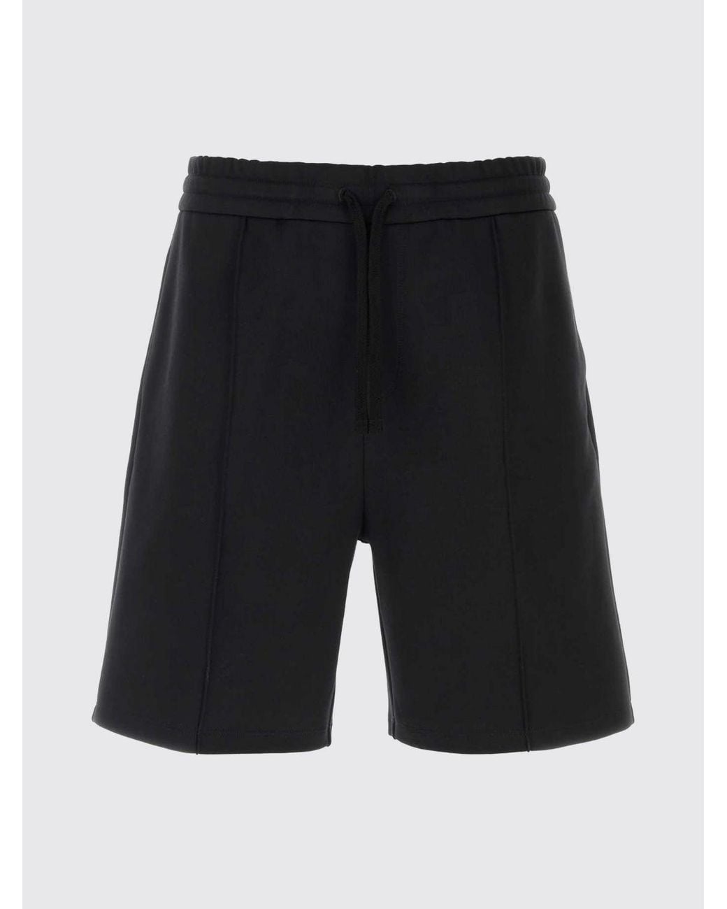 Valentino Garavani Blue Cotton-Blend Jogging Shorts With Elasticated Waist for men