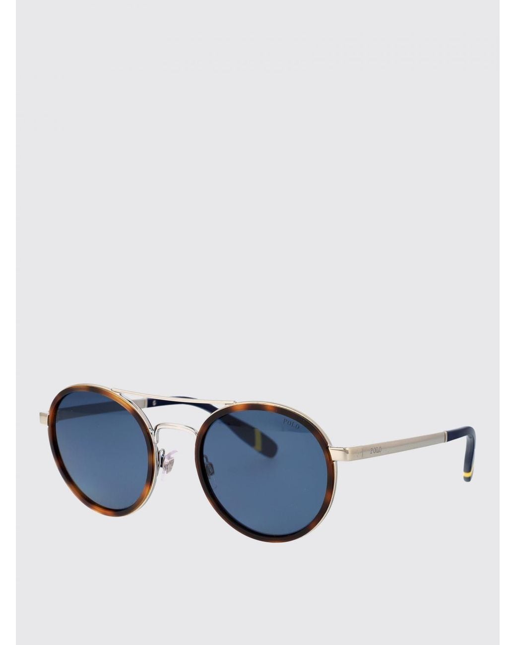 Polo Ralph Lauren Blue Metal Sunglasses for men