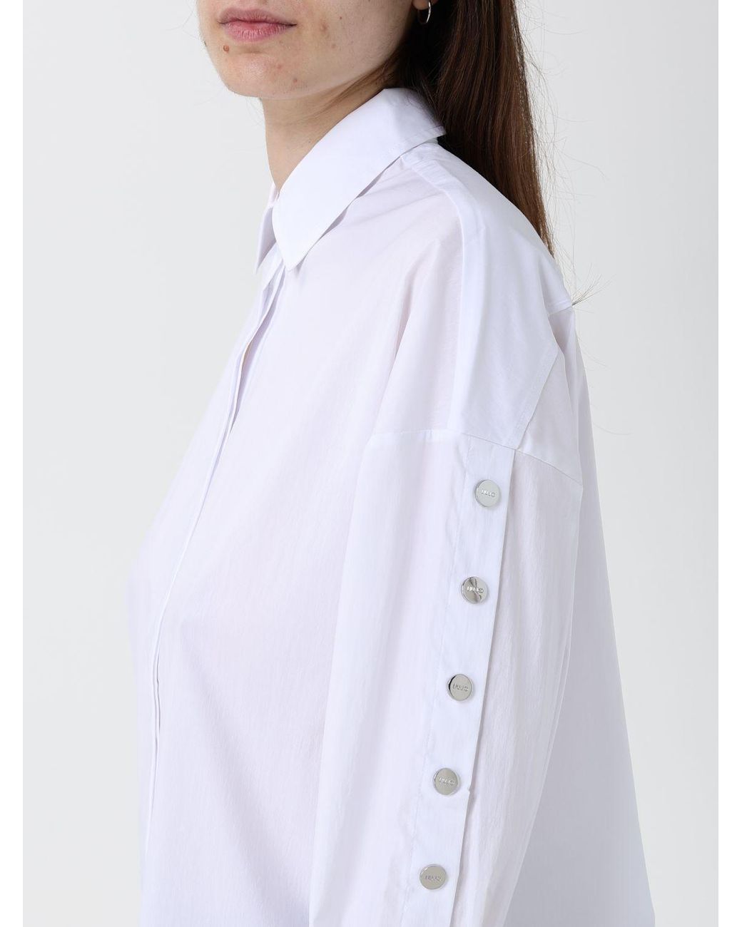 Liu Jo White Classic Cotton Blend Shirt