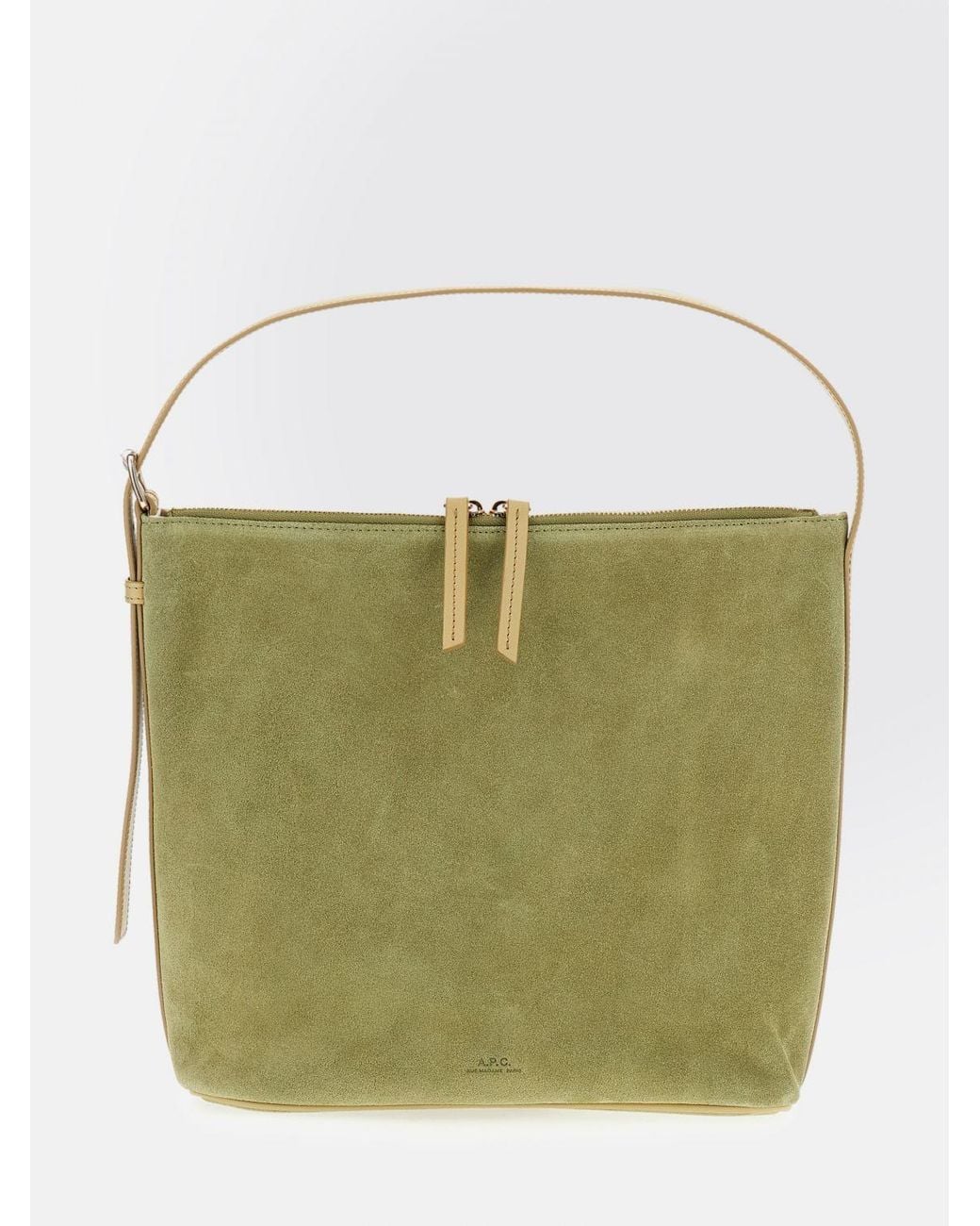 Borsa A Spalla Vera di A.P.C. in Green