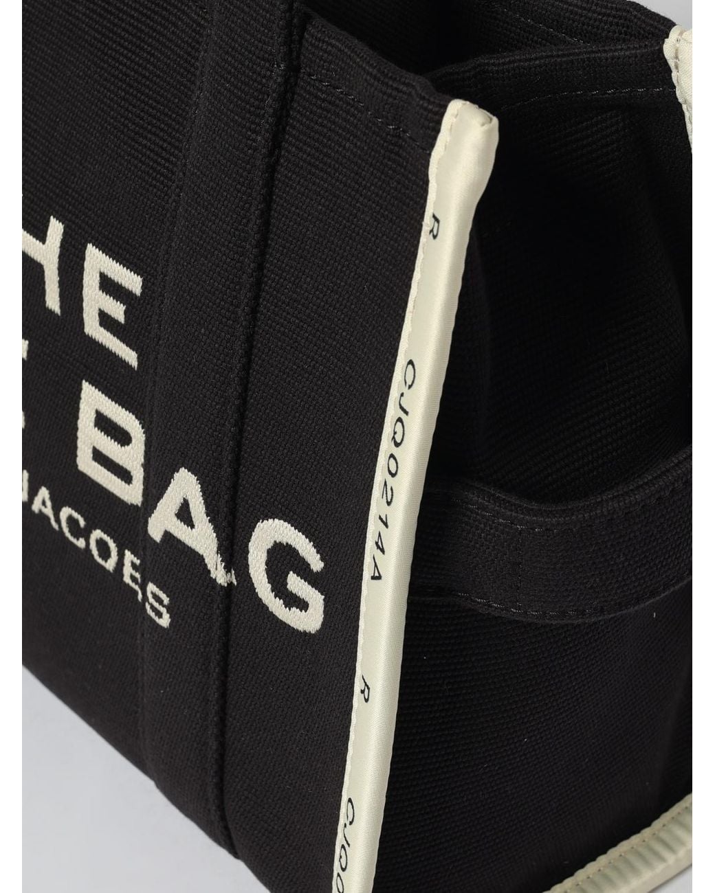 Marc Jacobs Black The Tote Bag Medium Canvas Bag