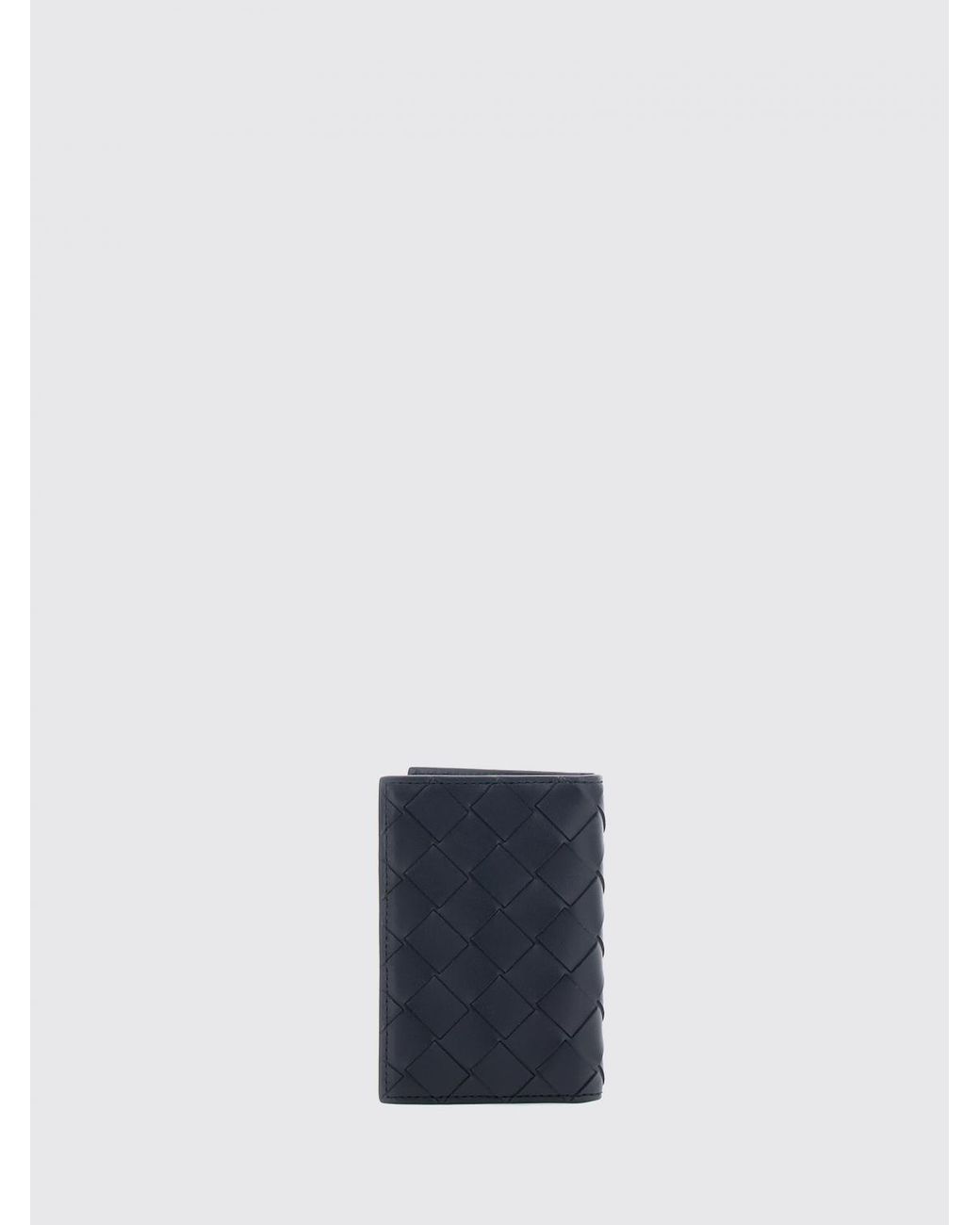 Bottega Veneta Blue Bifold Card Holder for men