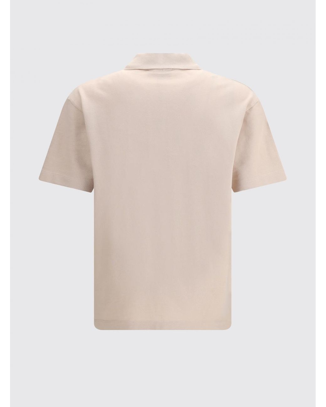 Maison Kitsuné Blue Maison KitsunÉ Cotton Polo Shirt With Logo for men