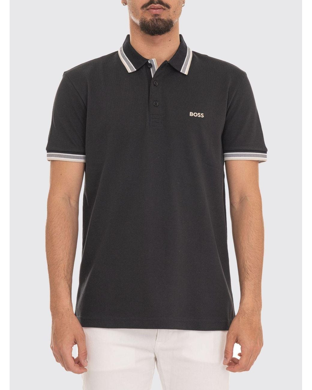 Boss Black Basic Cotton Polo Shirt for men