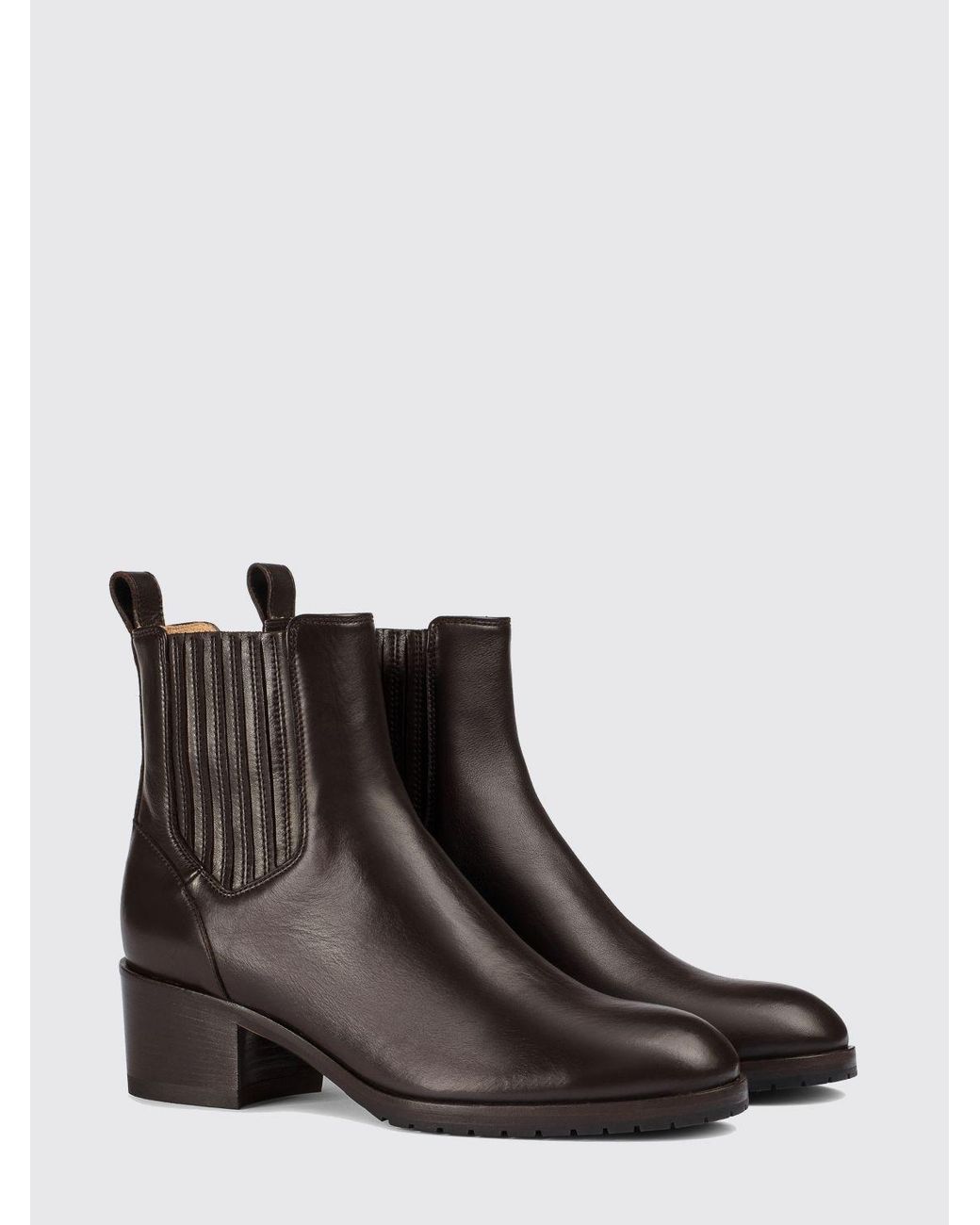 Doucal's Brown Leather Ankle Boots