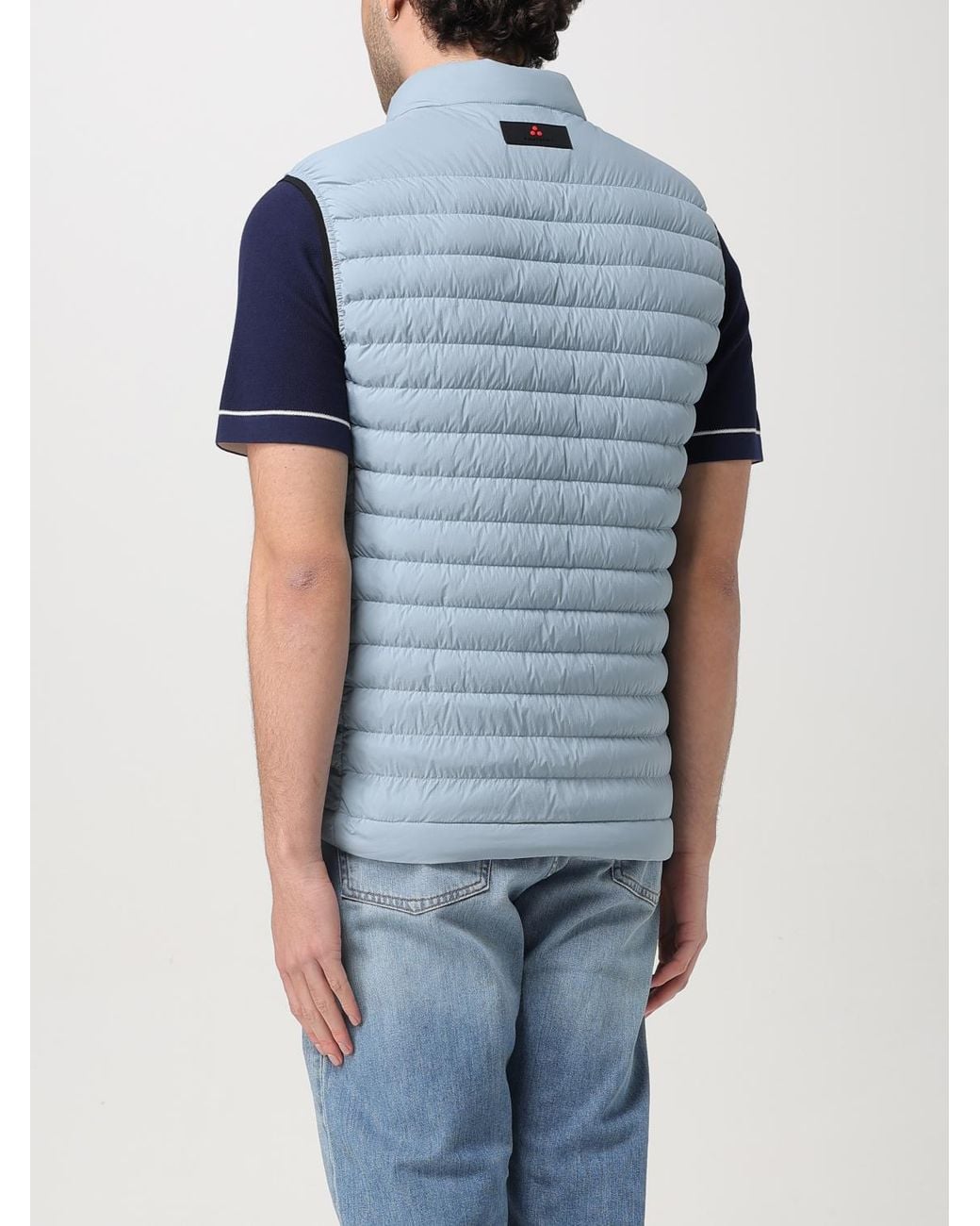 Peuterey Blue G6161216M Quilted Vest for men