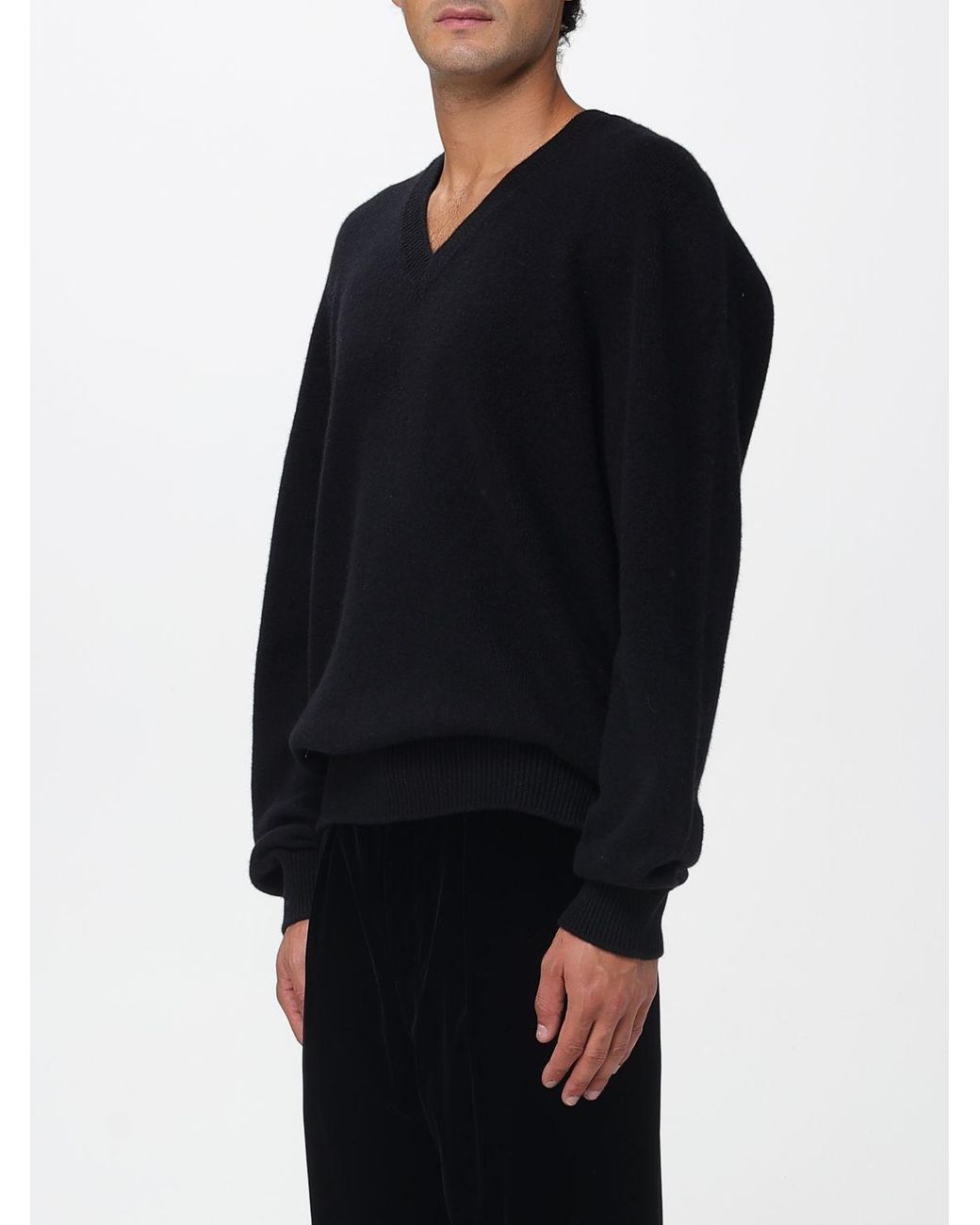 Laneus Black Jumper for men