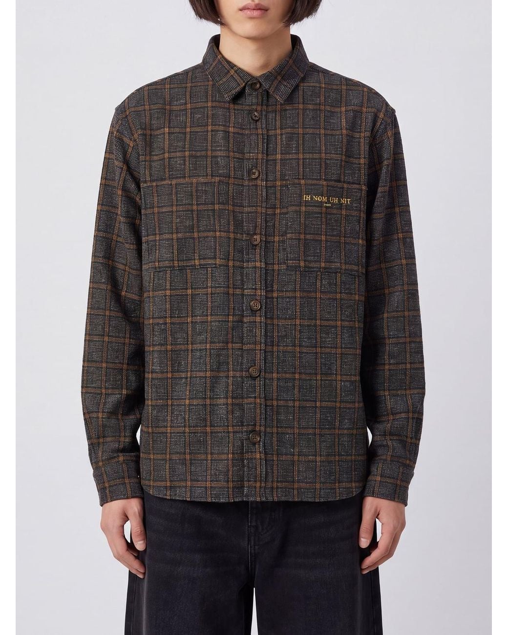 Ih Nom Uh Nit Gray Shirt for men
