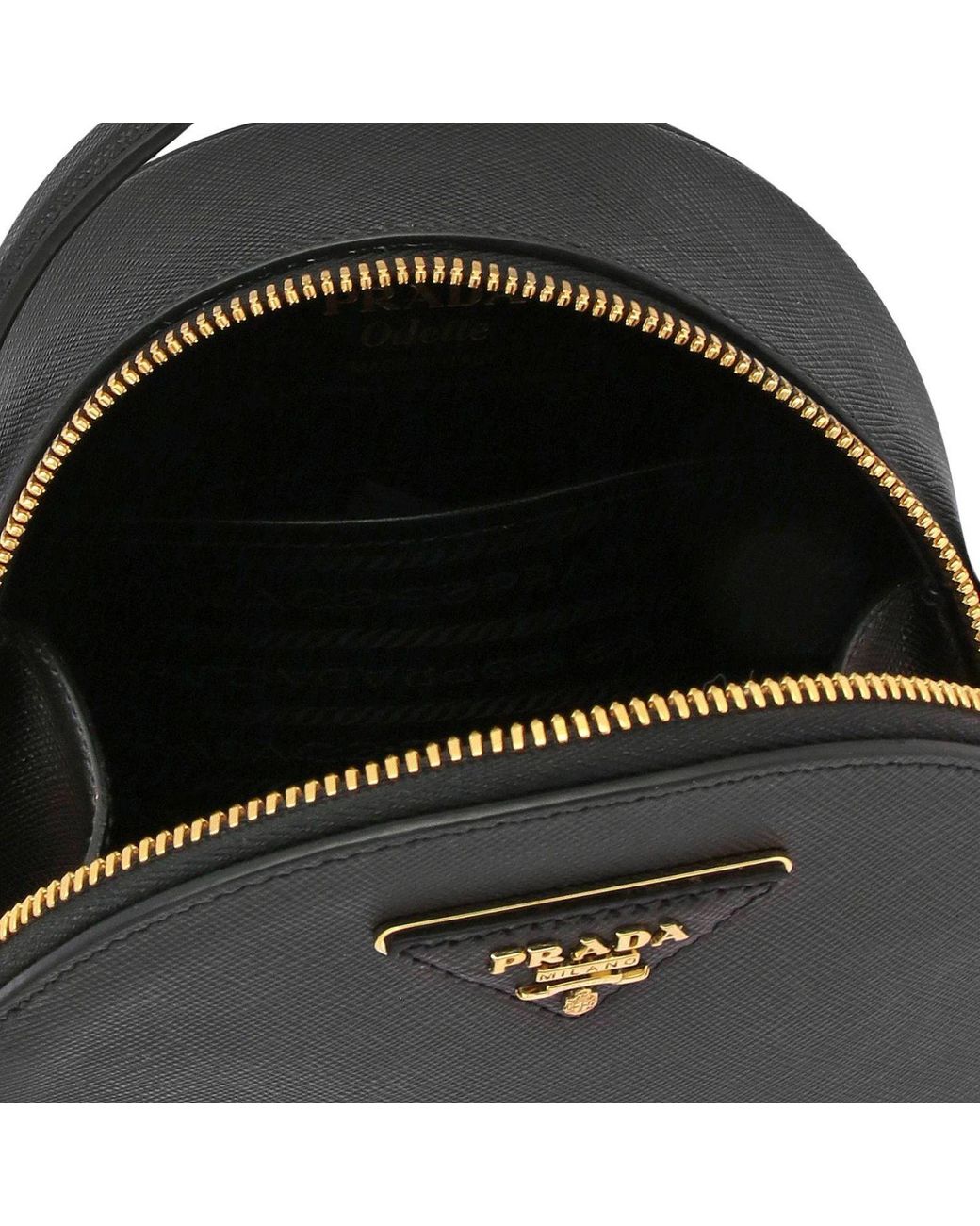 PRADA Saffiano Lux Mini Odette Backpack Black 979230