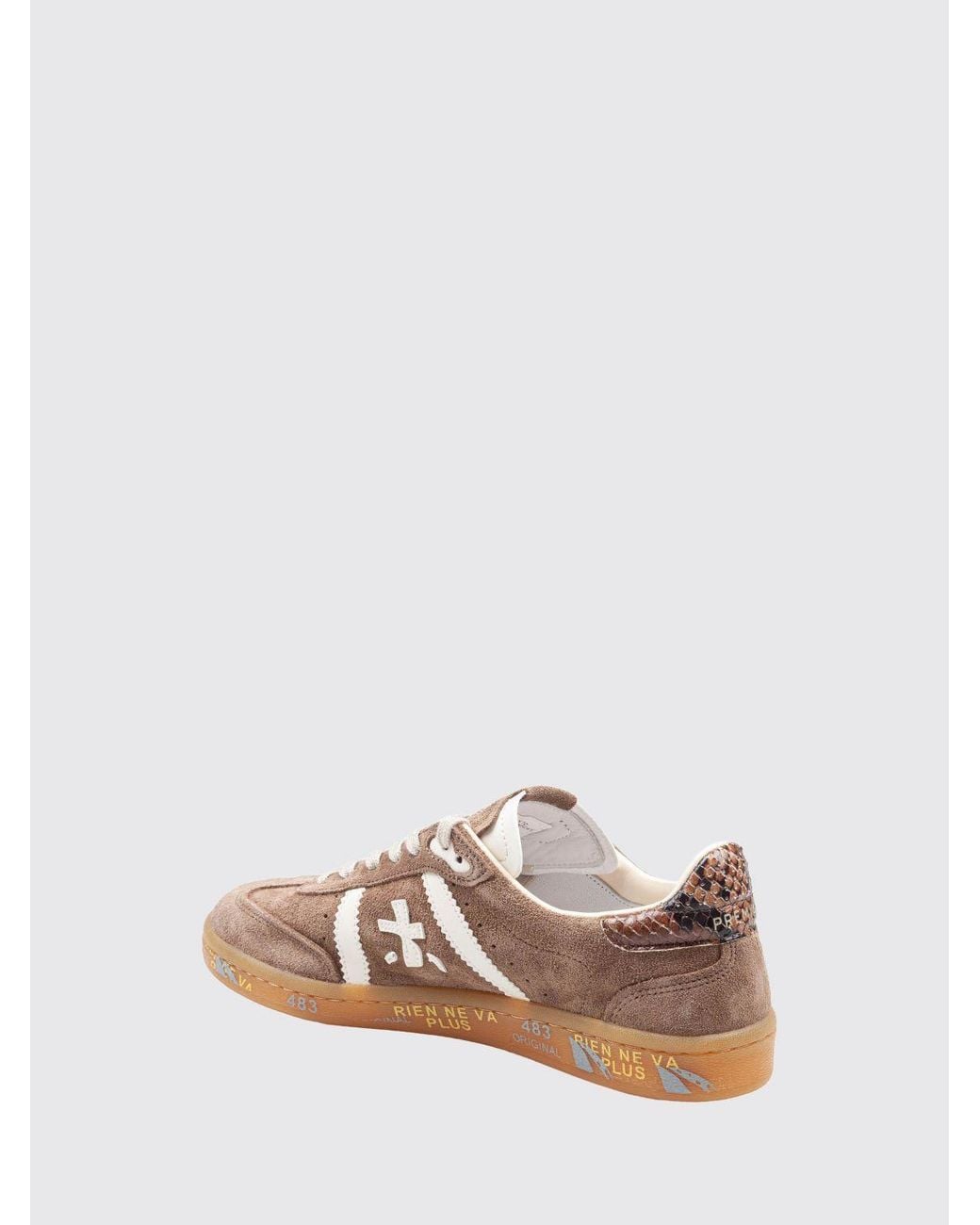 Premiata Pink Bonnie Low-Top Sneakers