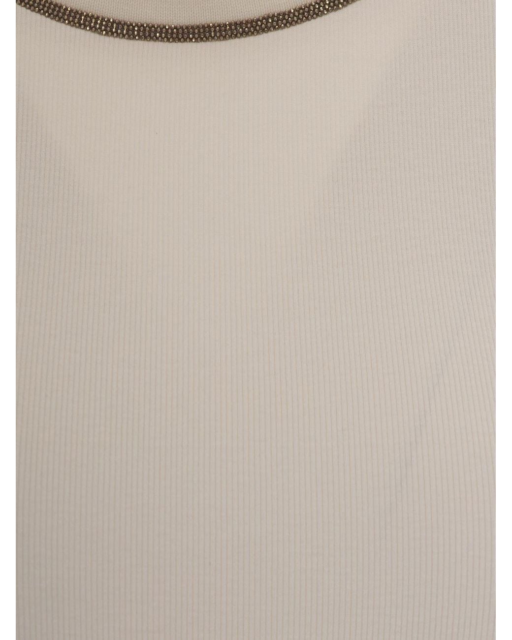 Fabiana Filippi Blue Stretch Cotton Top