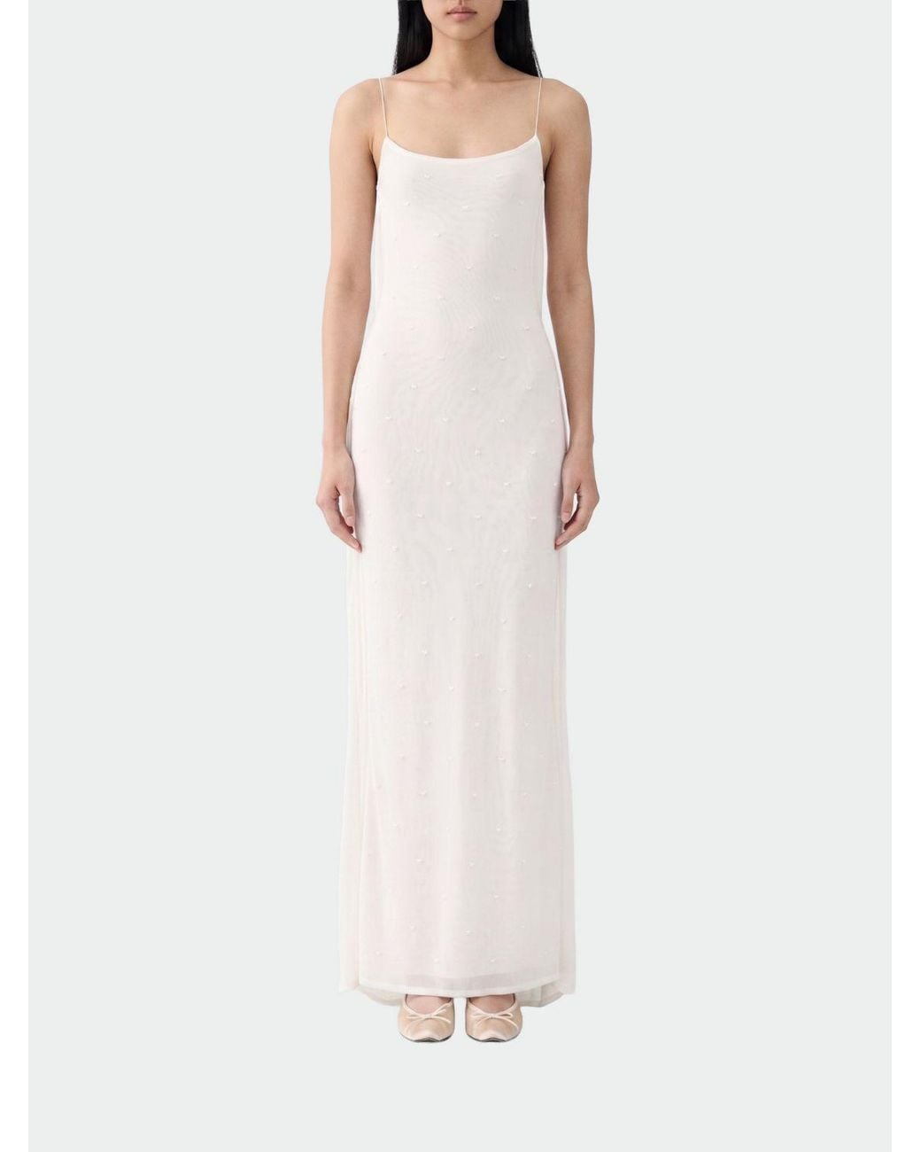 Jacquemus White Viscose Dress