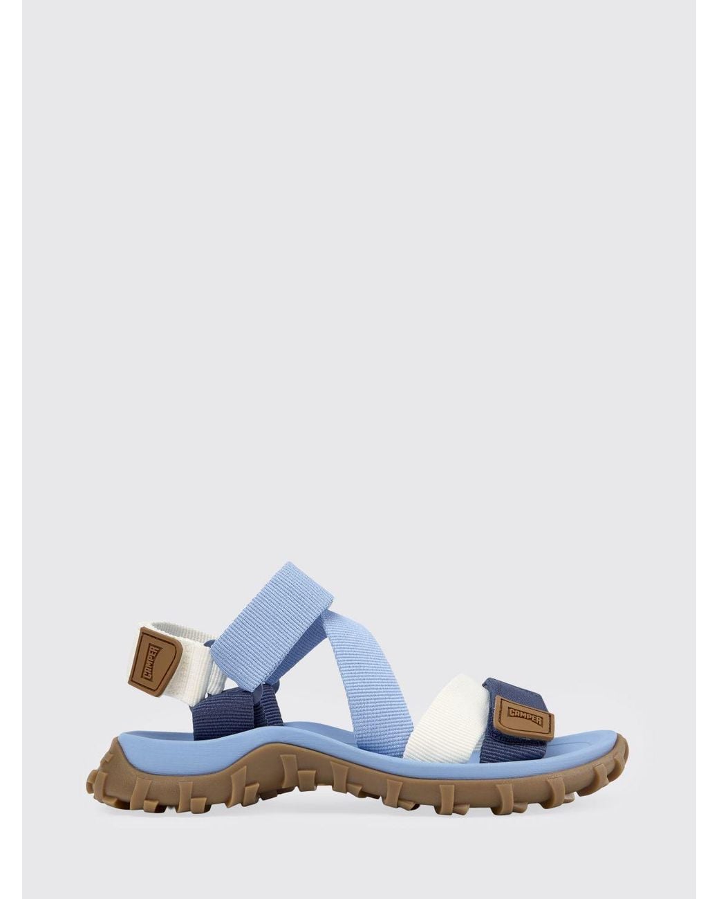 Camper Blue Drift Trail Recycled Pet Sandals